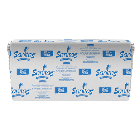 Toalla Sanitas 100Pz Interdobladas 92231                                                            